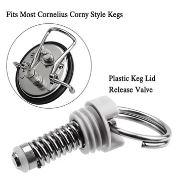 

Carbonized Lid Firestone Keg Soda Beer Force Carb Homebrew Carbonator Stainless Steel 304 Carbonated Lid+2 Micrometre Diffusion