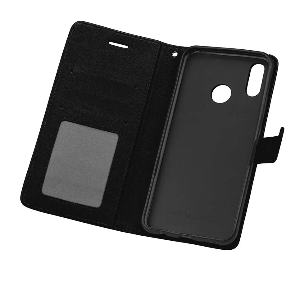 Кожаный чехол кошелек для Huawei Y3 2 Y6 II Compact Y5 Prime Pro 2017 Y7 Y9 2018 Honor 7A 7C 8S 8A 8C книжка
