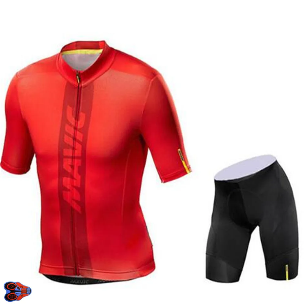 Командная синяя одежда для велоспорта MAVIC, велосипедная Джерси, Ropa, быстросохнущая мужская летняя спортивная одежда для велоспорта, 12D гелевая подкладка, велосипедные шорты