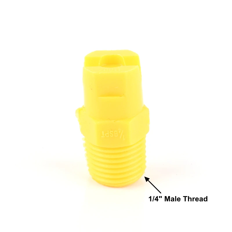 1l4inch 5 шт. насадка веерного типа 1/" 1/4" 3/" 1/2" пластиковый спринклер для машина химического травления промышленная очистка промывка пыли удаление - Цвет: 1l4inch
