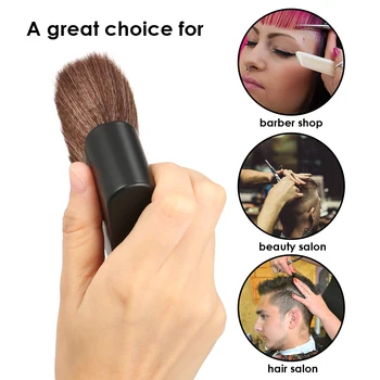 

Salon Neck Hair Cleaning Brush with Plastic Handle Products For Hair Salon Makeup Hair Grooming Shaving Sweeping Brush Tool