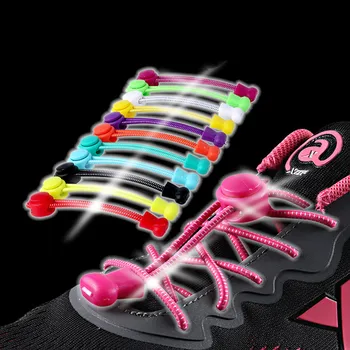 

Round Shoes Lace For Woman & Man& Kids Reflective Shoe Lace High Quality Lock Elastic For Trainers Shoes Sneakers Sport Hikers