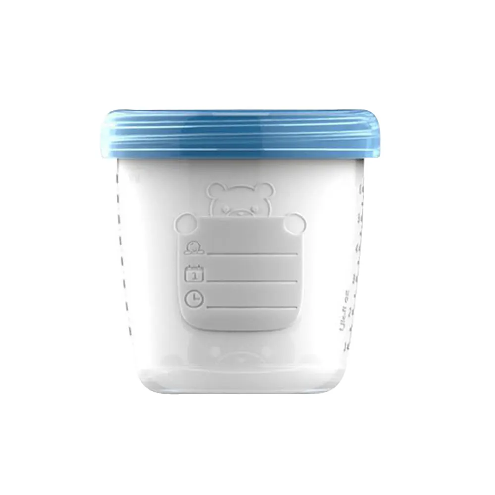 

180ml Baby Breast Milk Storage Cup Wide Neck Infant Newborn Food Freezer Fresh Cup Container Tea Organizer