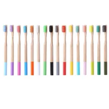 Bamboo Зубная щетка домашняя Антибактериальная для взрослых Экологичная гигиена полости рта унисекс портативная зубная щетка мягкая щетина цилиндр