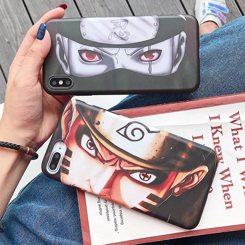 

Naruto Kakashi Sasuke pain Itachi Silicone IMD soft Cases for iphone 6 6s 7 8 plus X XS MAX XR luxury TPU Phone case 11 Pro Max