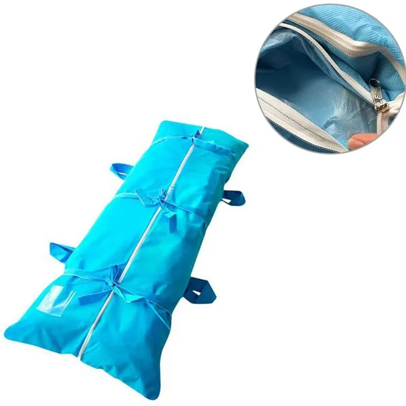 Waterproof Filling Body Bag Dead Body Bag Hospital Morgue Transportation Dead  Cadaver Bags virus Isolation Bags 80*210cm