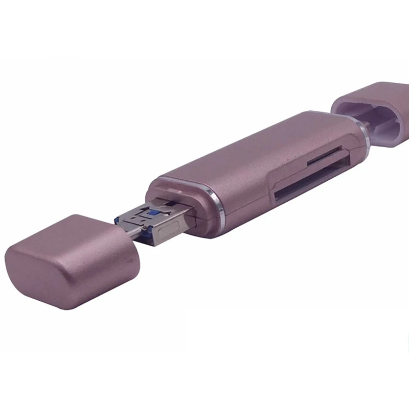 RG 5 в 1 USB 3,1 тип-c TF micro карта памяти считыватель usb C micro usb телефон - Цвет: RG