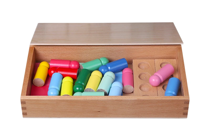 Материалы montessori детская игрушка Монтессори Цвет одинаковая Цвет сходство Сортировка детей младшего возраста, детей дошкольного возраста развивающая игрушка