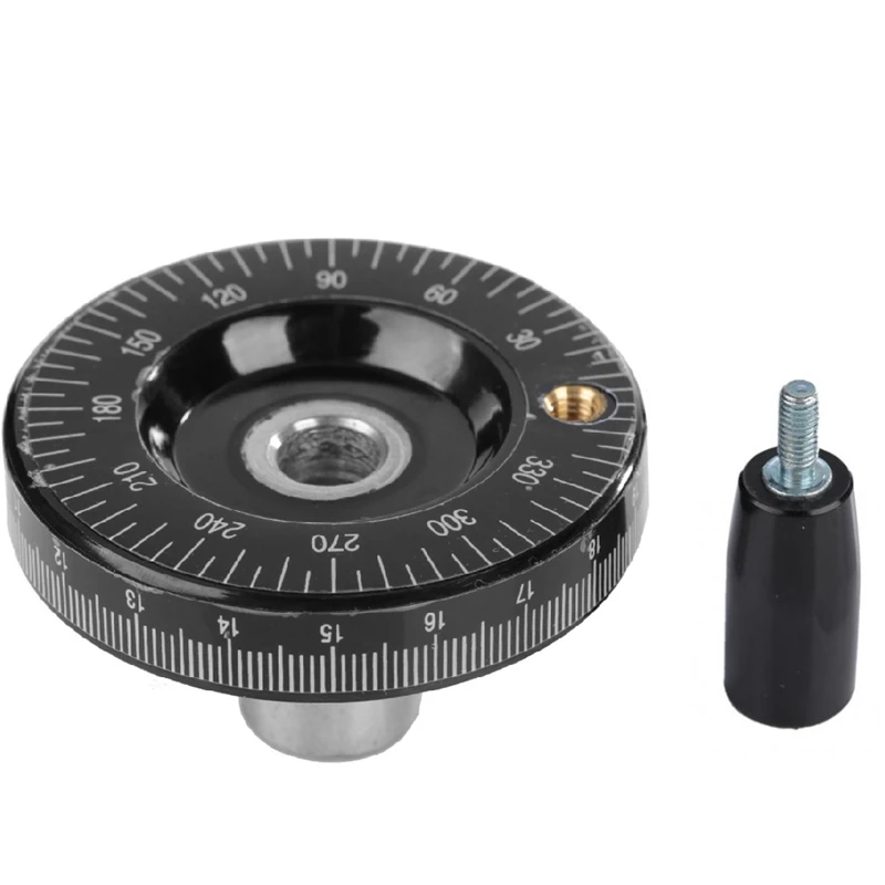 

63mm Solid Hand Wheel Scale Hand Wheel Mechanical Parts Bakelite Machine Handle Calibrated Handwheel