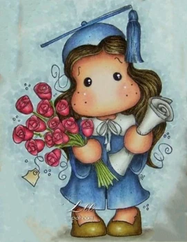 

Magnolia girl Transparent Silicone Rubber Stamp and metal die Sheet Cling Scrapbooking DIY Cute Pattern Photo Album Stamp