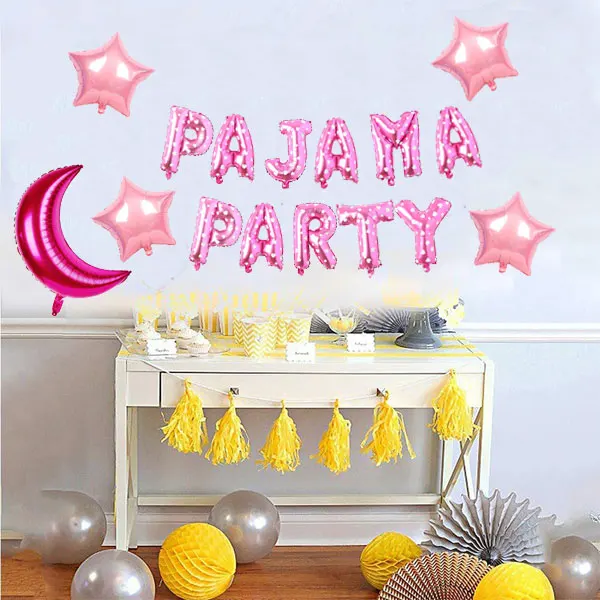 Sleepover Party Backdrop for Girls, Party Decor, Pajama Slumber Party  Pillow, Fight Teens, Birthday Party Supplies - AliExpress