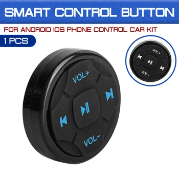 

Universal Car Wireless Remote Control bluetooth Steering Wheel Mobile Phone MP3 Music Play for Android IOS Phone Control Car Kit