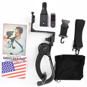 

Q440A Hands Free 8kg Load Capacity Camera Shoulder Support Pad for DV DSLR Camera Stabilizer Outdoor Live Show DLSR Video Holder