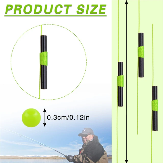 50Pcs Bobber Stops for Fishing floats Slip Bobber Stopper for Fishing  Bobber Floating Stopper for Saltwater rig Fishing Tackle