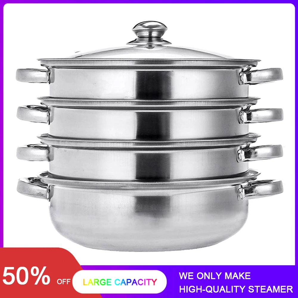 Stainless Steel Thick Steamer Pot  Stainless Steel Pots Induction