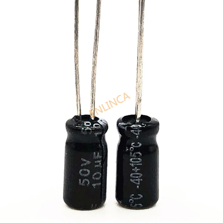 

30pcs/lot 50V 10UF 4*7mm aluminum electrolytic capacitor 10uf 50v 20%