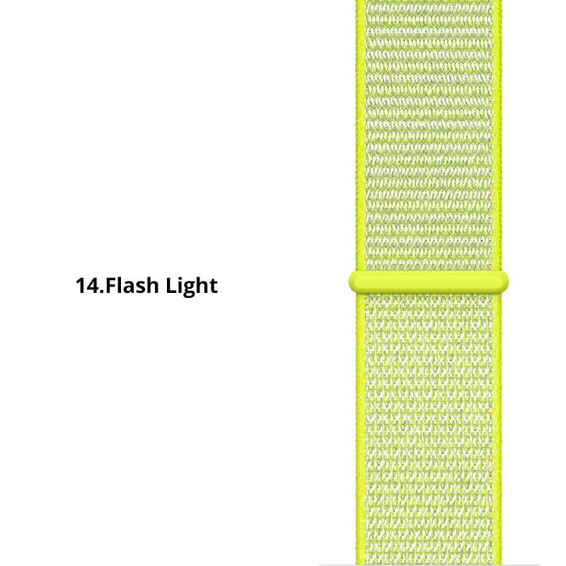 Нейлоновый ремешок 20 мм для Amazfit gts Bip, умный ремешок на запястье, нейлоновая петля, тканые часы для Amazfit Bip Pace, ремешок для часов, Brecelet - Цвет ремешка: Flash Green