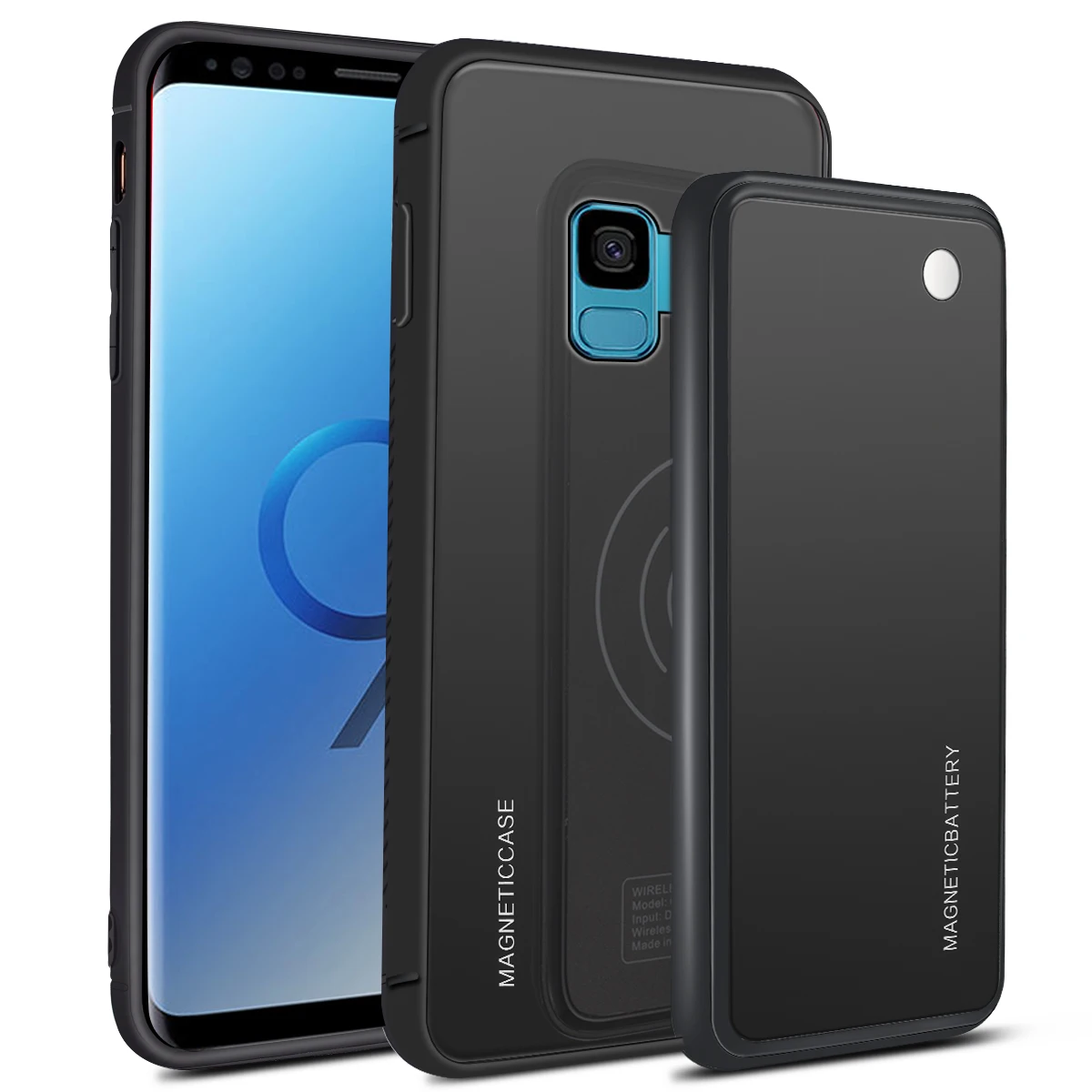 Для samsung Galaxy S10/S9/S10e/S10/Note 10/S8 S9 S10 Note 10 Plus чехол с 5000 мАч беспроводным внешним аккумулятором чехол для зарядного устройства - Цвет: Galaxy S9