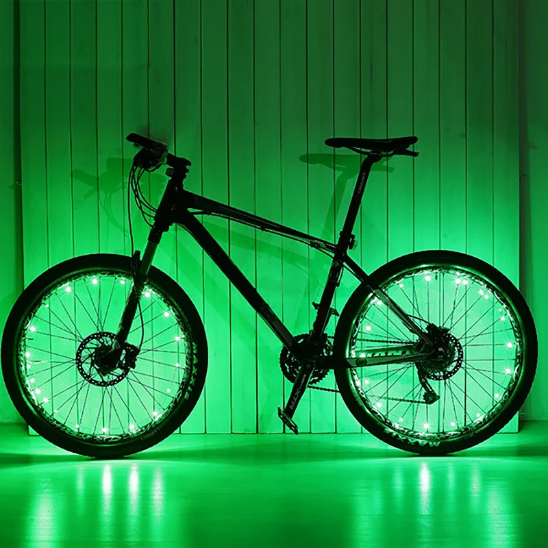 Leadbike Аксессуары для велосипеда водонепроницаемый 20 Led цветная подсветка колес велосипеда спица