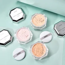 Фиксированный макияж, рассыпчатая пудра, водостойкая отделка кожи, установка пудры, контроль масла, красота, уход за лицом, Осветление кожи, мягкий, гладкий светильник