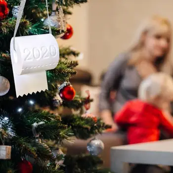 

Christmas Ornament Toilet Paper Christmas Tree Decoration Pendant