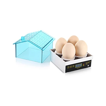 

New Cheap Price China Digital Temperature Small Brooder 4 Mini Hatchery Egg Incubator Hatcher For Chicken Duck Bird Pigeon Quail