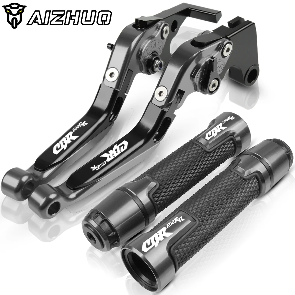 CNC алюминиевый тормозной рычаг сцепления для мотоцикла ручки для Honda CBR600RR CBR 600RR CBR600 RR CBR 600 RR 2007 - Цвет: gray1