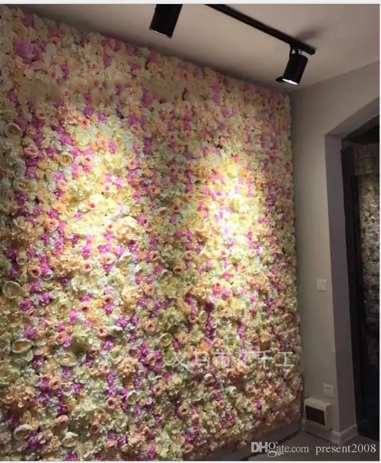 Новинка года; искусственный цветок на стену 40X60 см; свадебный фон для занавес; цветы на стену; свадебные милые 16 Вечерние Декорации; Вечерние Декорации
