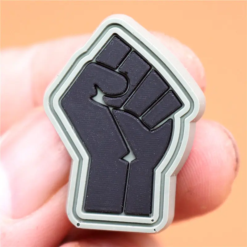 Crock Charms Accessories Custom Cartoon Cute PVC Shoe Croc Buttons Sandals Charms Black Lives Dope Father Portrait Free Shipping