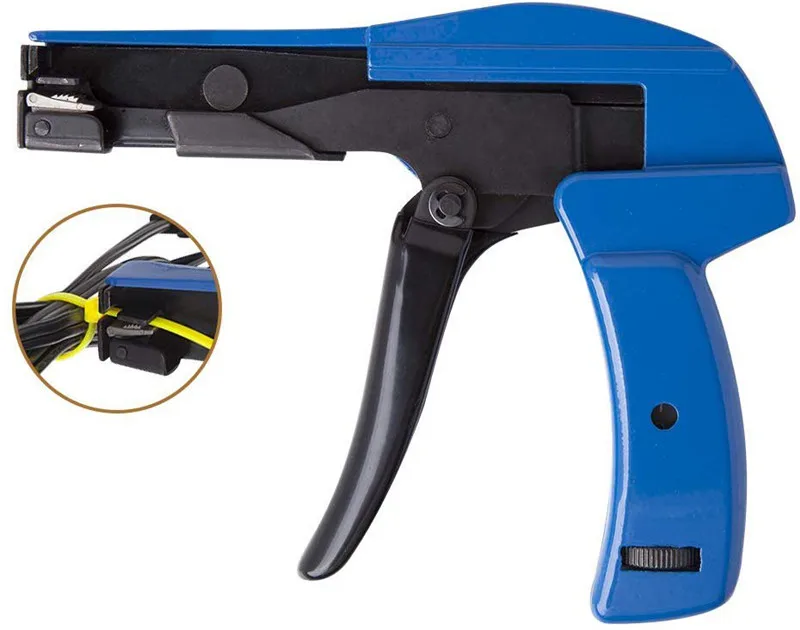 Cable Tie Gun Fastening and Cutting Tool with Steel Handle Special for