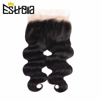 

Body Wave 360 Lace Frontal Human Hiar Brazilian 360 Lace Frontal Closure Pre Plucked with Baby Hair Remy Human Hair Frontal