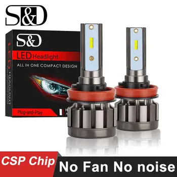 

Fanless Car Headlight Bulbs H7 LED H4 LED H1 H11 H8 HB4 9006 HB3 9005 72W 8000LM 6500K 12V Lamp Auto Headlamp CSP Fog Light