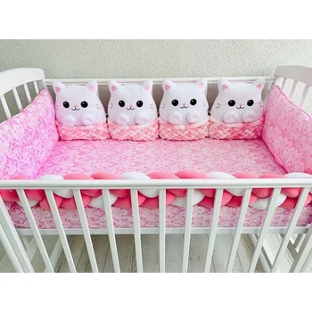 

Комплект в кроватку "Кошки в лукошке" Комплекты в кроватку