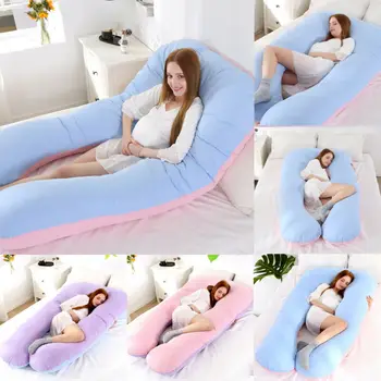 

2019 Fashion Brand New Hot Sales Oversized U Shape Pillow Case Nursing Pregnancy Maternity Full Body Support