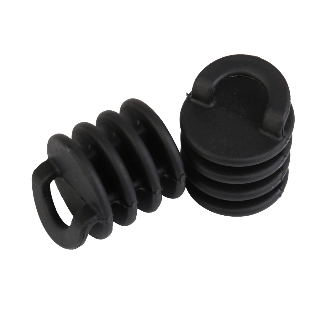 MagiDeal 2 Pieces Nylon Kayak Boat Canoe Scuppers Stoppers Drain Holes Plugs Bungs S/L for Inflatable Fishing Boating Rafting