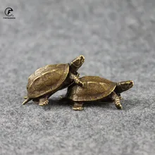 Винтажные латунные украшения для стола в виде черепахи и морской лампы, медные декоративные аксессуары для чайных домашних животных Винтажные латунные украшения для стола в виде черепахи и морской лампы, медные декоративные аксессуары для чайных домашних животных