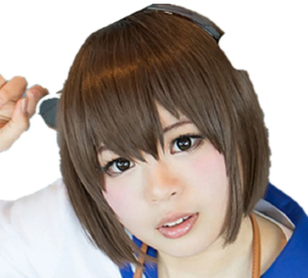KanColle Fleet Girls Collection Kantai yukikaze cosplay costume wig |