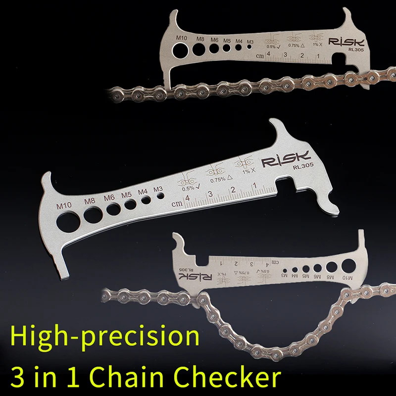 3 в 1 велосипедная сеть MTB Checker индикатор износа цепи крюк болт измерительная линейка скорости нержавеющая сталь велосипедные части