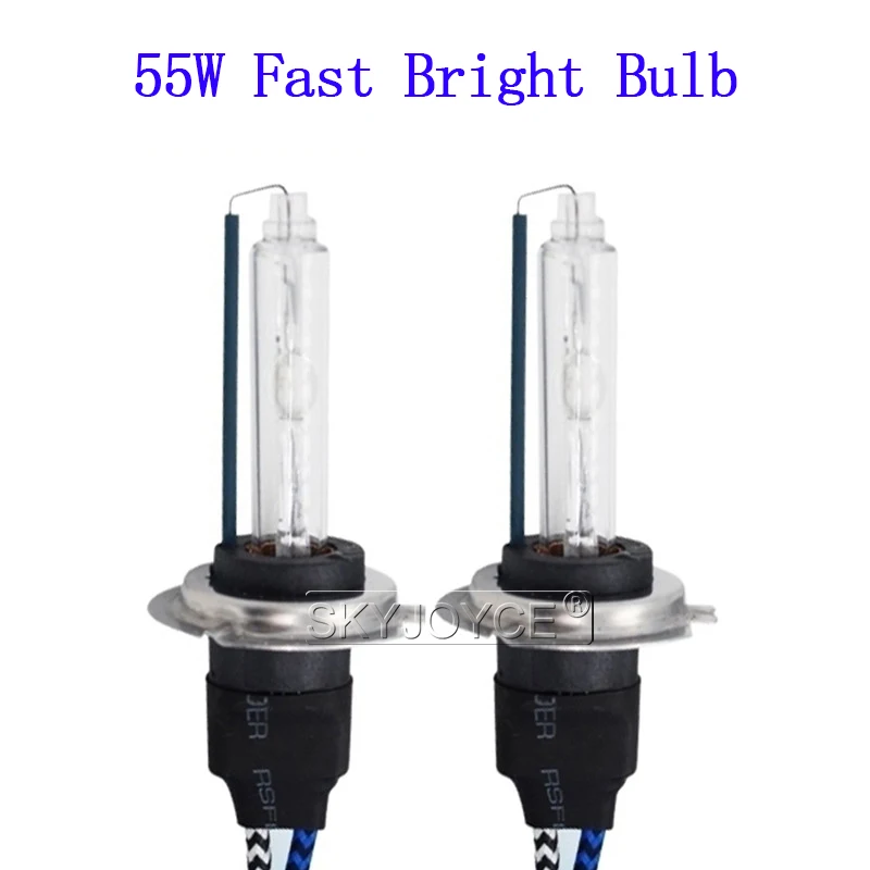 SKYJOYCE AC 55W Fast Start DLT F5 Slim Ballast HID Xenon Conversion Kit 12V 55W H1 H3 H7 H11 D2H 4300K 5500K Car Headlight Bulb (3)