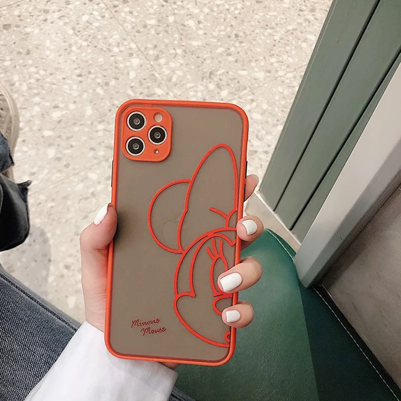 Чехол для телефона 2021 Disney iPhone 7/8/Plus X/XS/XR/XS Max 11/11 Pro / 11Max/12/12pro/12min12promax Minnie Mickey |