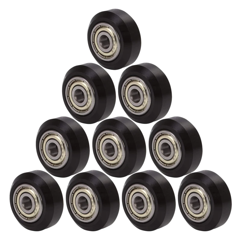

10Pcs Big Plastic Pulley Wheel with Bearing Idler Pulley Gear for 3D Printer