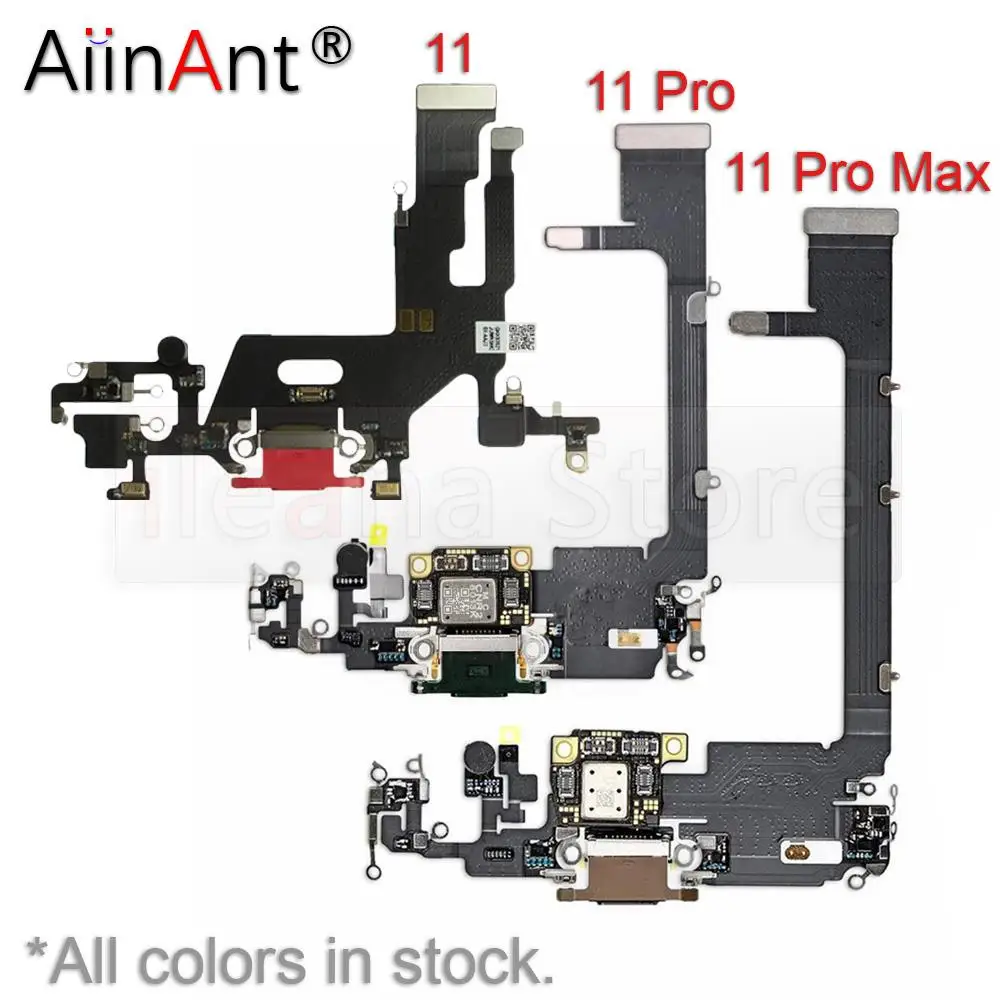Оригинал для iPhone 11 Pro Max нижний микрофон USB зарядное устройство дополнительная