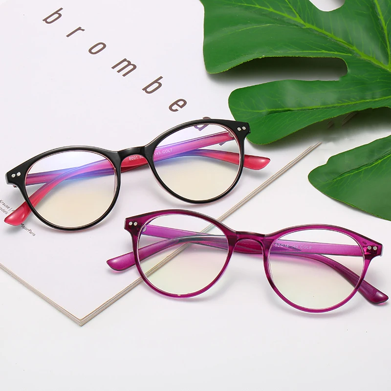 Zilead овальные Fnished очки для близорукости женские цветочные близорукие очки для близоруких с Degree0-0,5-1,0-1,5-2. 0.-6,0