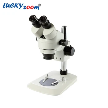 

7X-45X Binocular Microscope Continuous Zoom Binocular Stereo Microscope For Phone Repair Portable Table Soldering Zoom Mikroskop