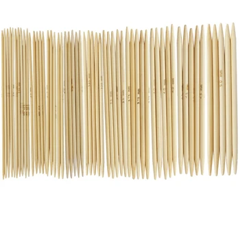 

11 Sets 4.9" Bamboo Knitted Gloves Knitting Needles 2,0 - 5,0 mm US 0-8