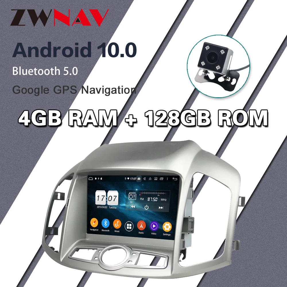 

ZWNAV Car DVD player GPS navigation For CHEVROLET CAPTIVA 2012-2017 multimedia player Satnav recorder head unit Android 10 PX6