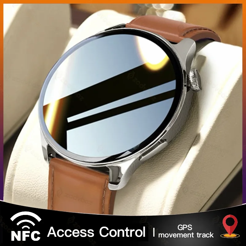 Новинка 2022 Смарт-часы с NFC для мужчин Bluetooth звонки спортивные часы GPS-треком