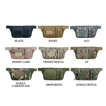 

New Pattern High Quality Camouflage Waterproof Sports Waist Pouch Running Travel Outdoor Multifunctional Tactical Belt Bags