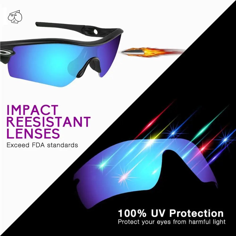 EZReplace-Verres de rechange polarisés pour lunettes de soleil Oakley Holbrook wing 9102, plusieurs options