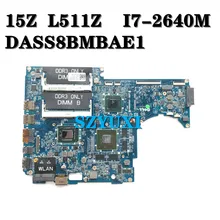 I7-2640M Voor Dell Xps 15Z L511Z Laptop Moederbord DASS8BMBAE1 CN-01XFF3 01XFF3 1XFF3 Moederbord 100% Getest